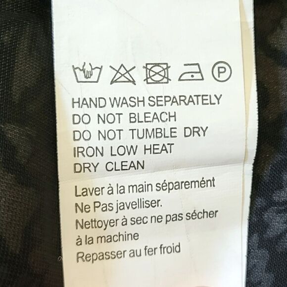 Anthropology HD In Paris Floral Patterned Keyhole 3/4 Sleeve Dress Size SP - Picture 11 of 11